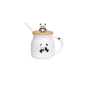 Mug Panda kawaii - Blanco - Cerámica 320 ml