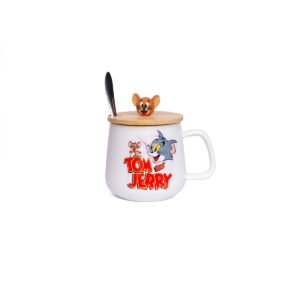 Mug Jerry de Tom y jerry Cartoon - Blanco - Cerámica 320 ml