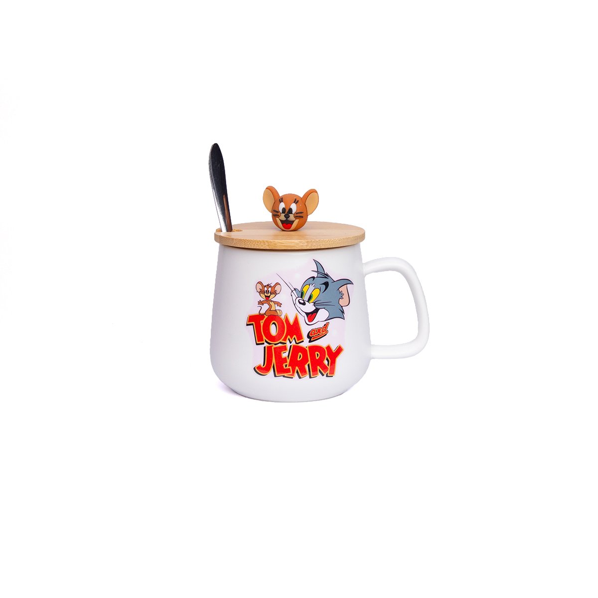 Mug Jerry de Tom y jerry Cartoon - Blanco - Cerámica 320 ml